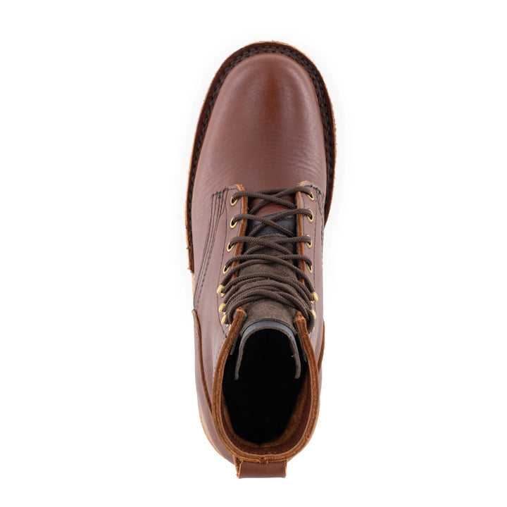 top down view of the Forefront - Redwood showing the design of the boot.