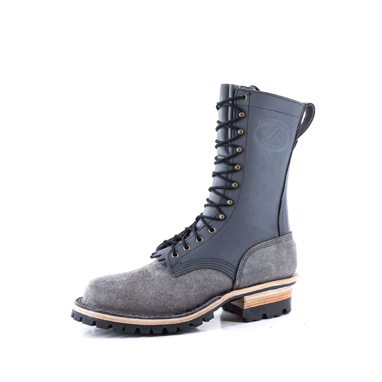 Gray 2024 combat boots