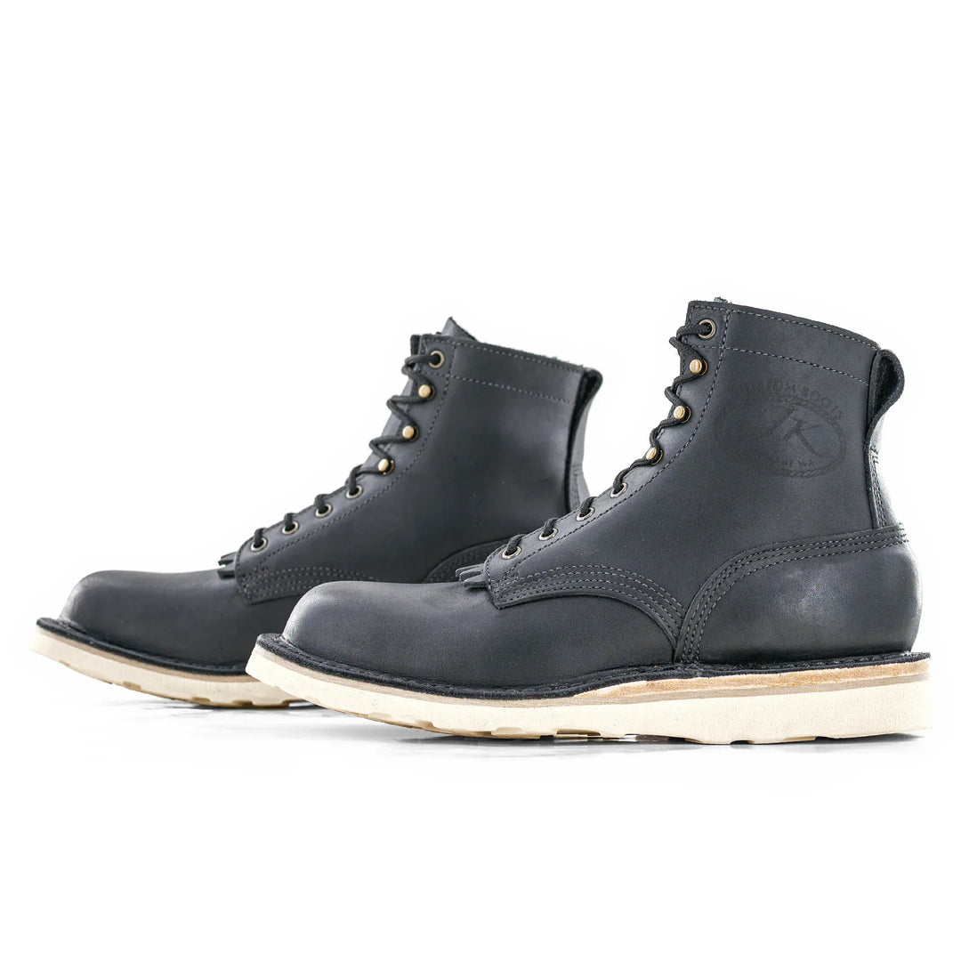 Forefront (Safety Toe) - Black | Hard Toe Black Boot – JK Boots Forefront (Safety Toe) - Black | Hard Toe Black Boot – JK Boots