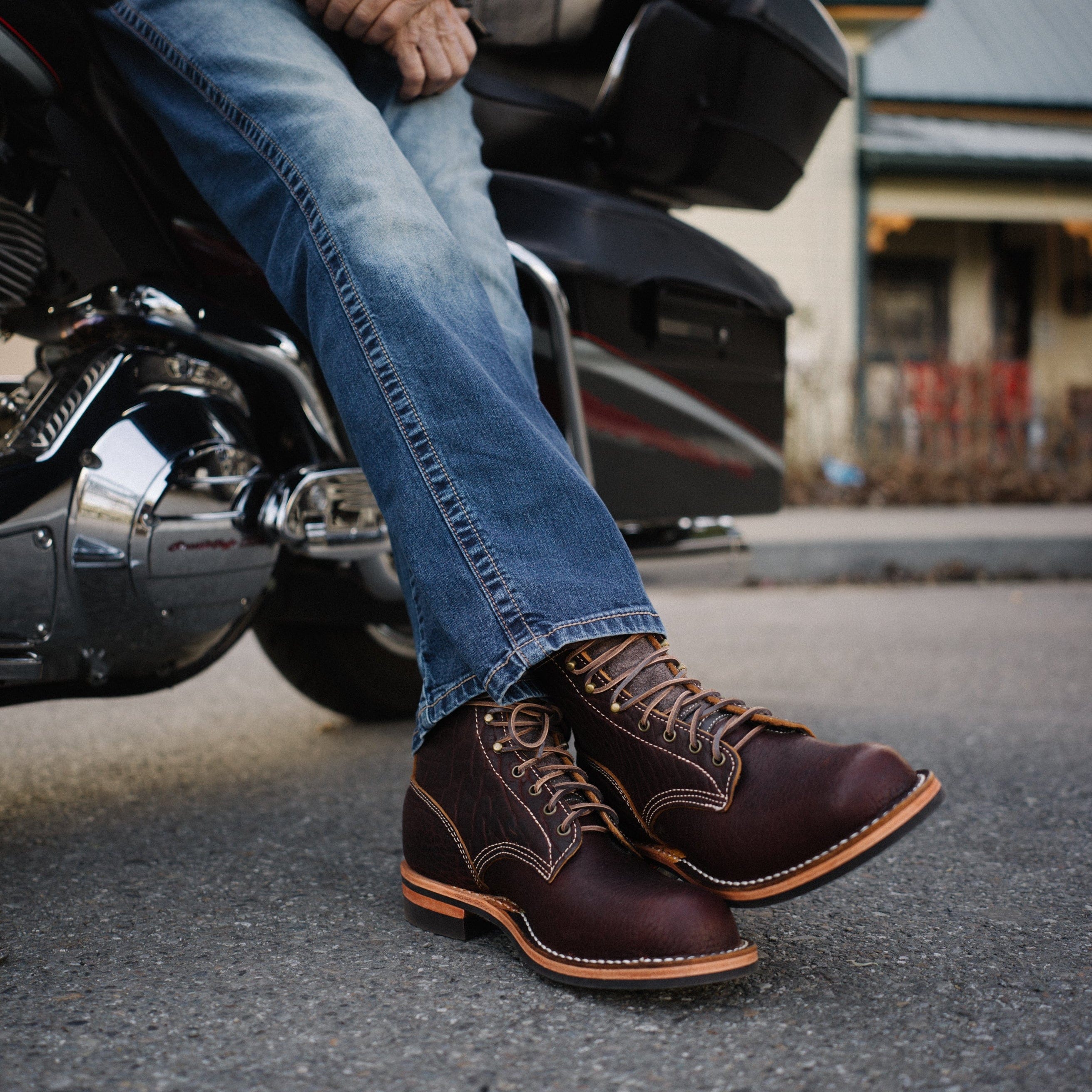 80s CHEVIGNON　Soft Leather Tracker JK Archer - Bison – JK Boots