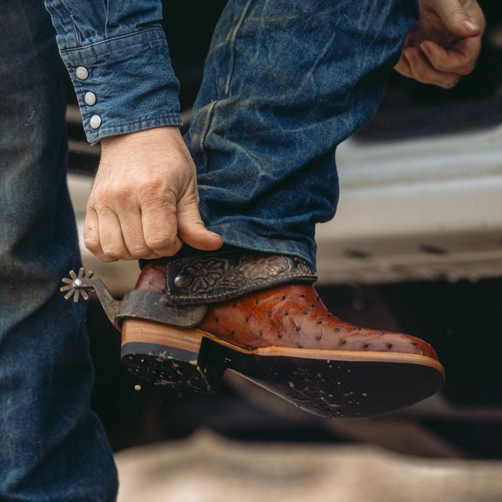 The Doc - Chocolate/Cognac FQ Ostrich – JK Boots