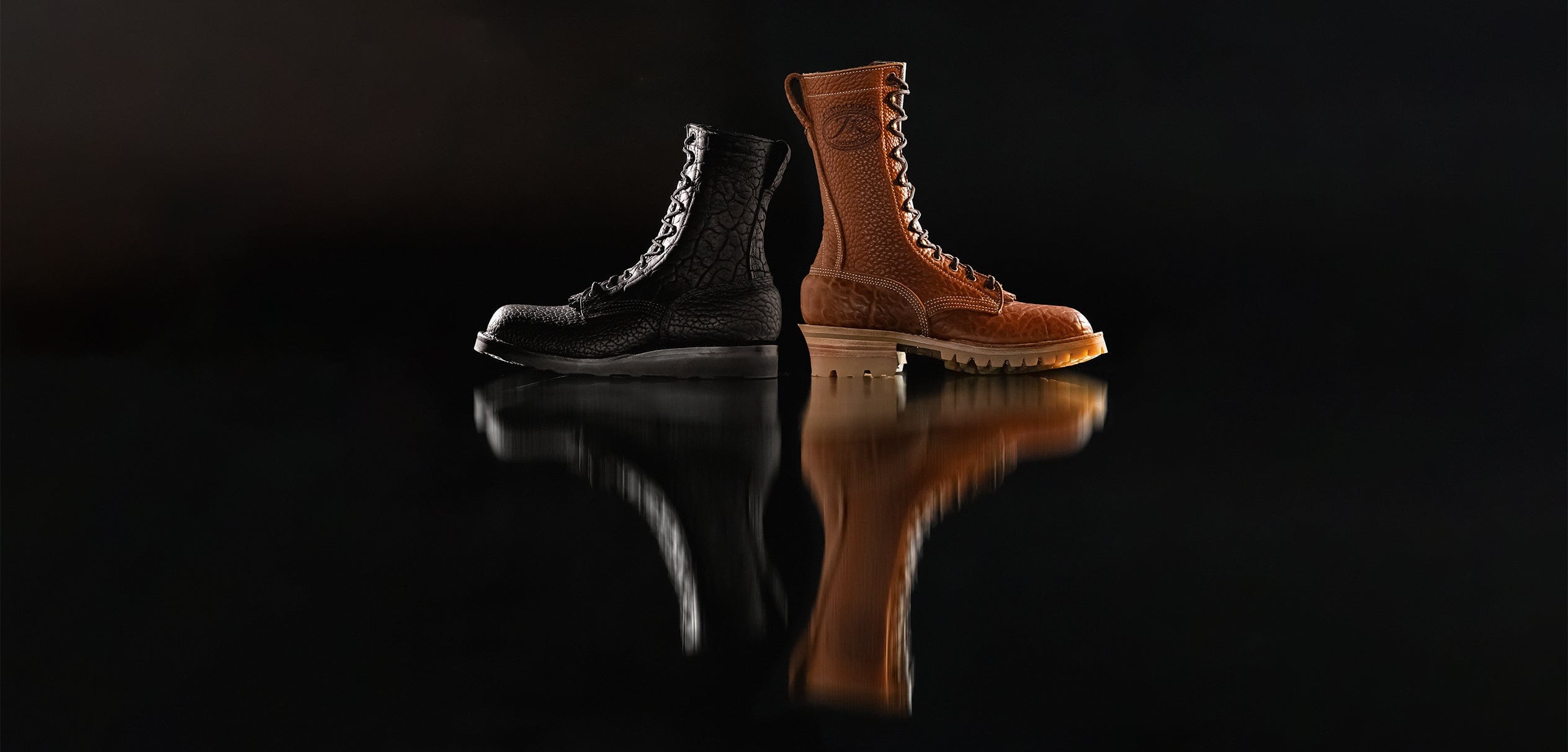 【OJOS】Nylon Folding Leather Boots 2colors OJOS | Nylon Folding Leather Boots / Grey - 두 가지 스타일