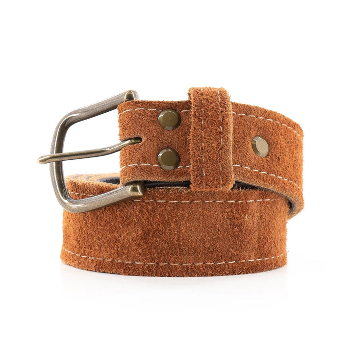 Rough Canyon Bison Leather Belt