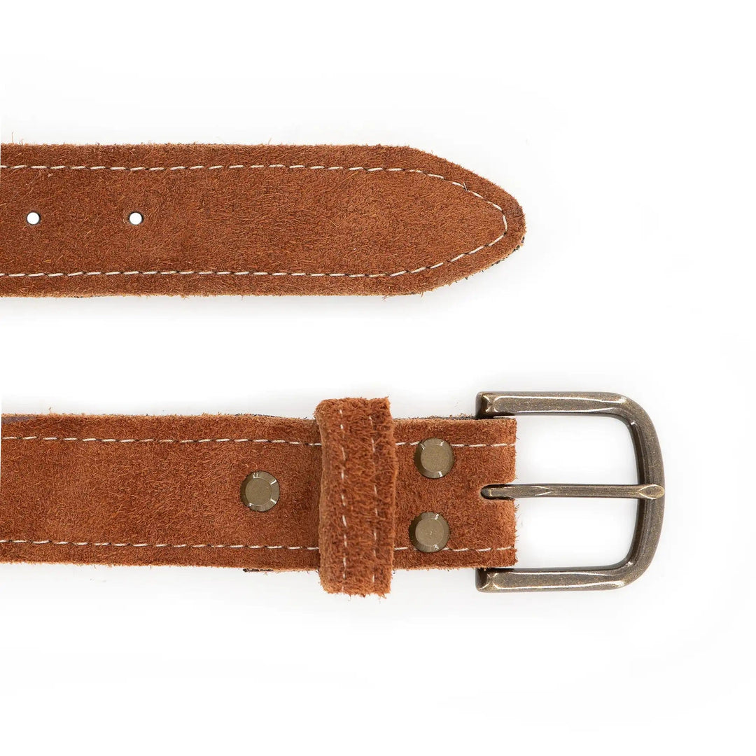 Rough Canyon Bison Leather Belt