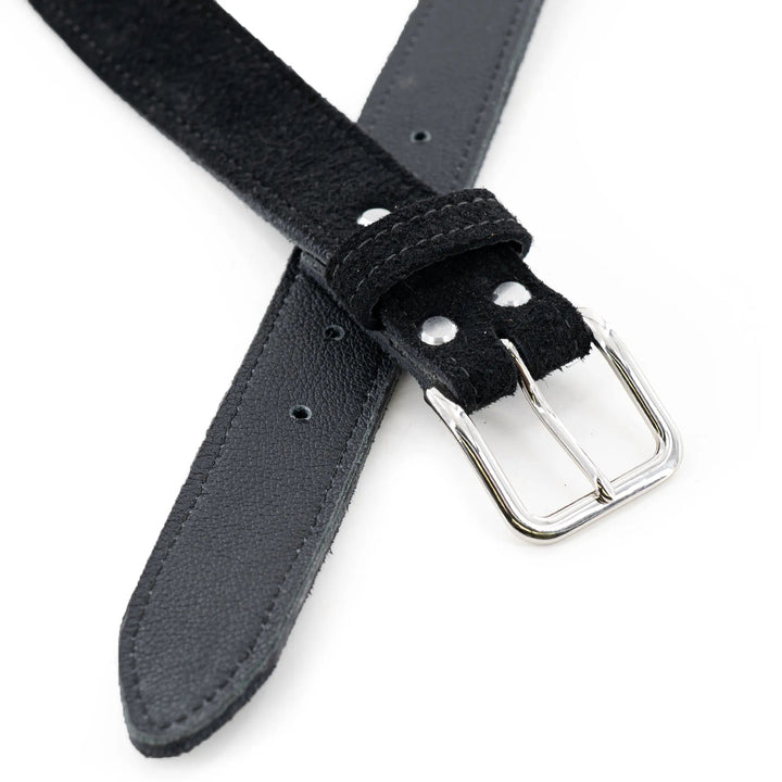 Rough Shadow Bison Leather Belt