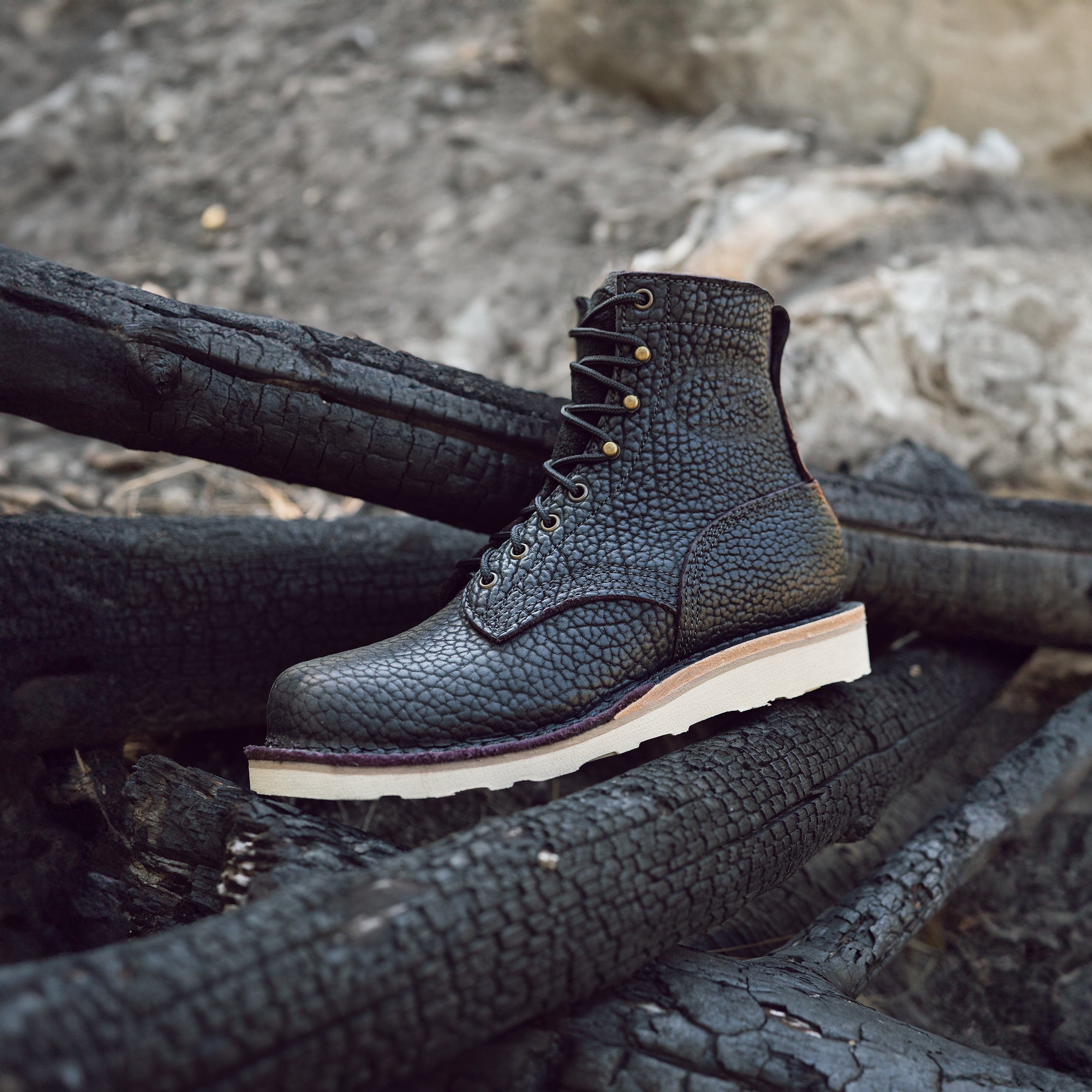【HI FI FNK】Garment Washed Leather JK Forefront Bison - Badlands – JK Boots