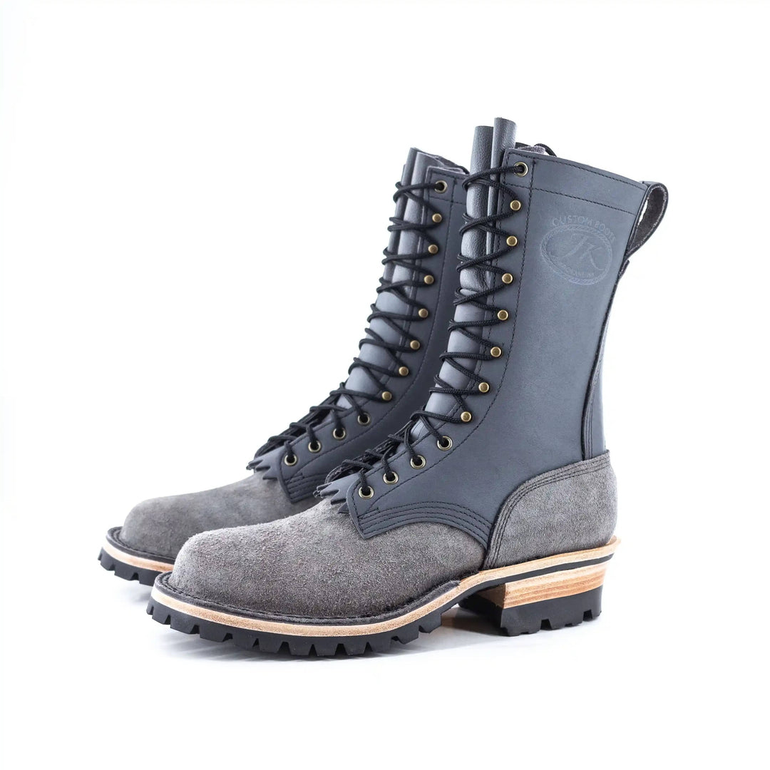 JK Boots The Superduty Handmade Work Boot Gray