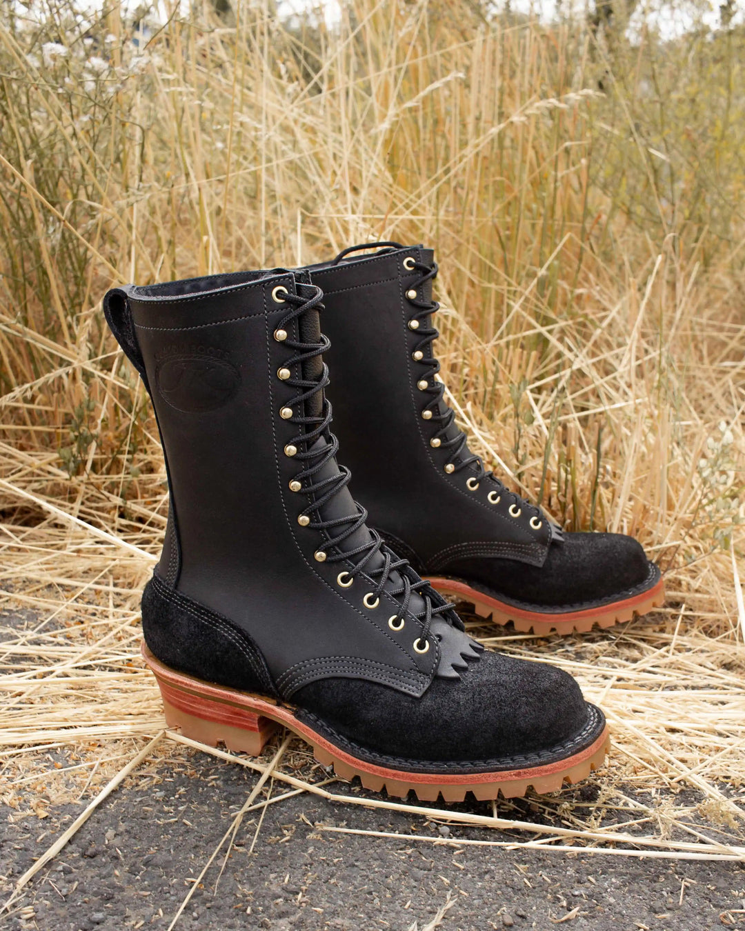 the superduty honey work boot from jk boots in black 06