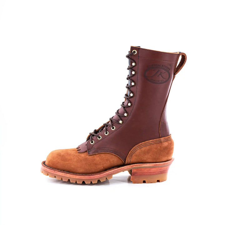 the superduty honey work boot from jk boots in redwood 01