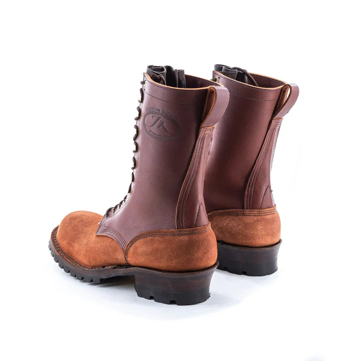 the superduty work boot from jk boots in redwood 03