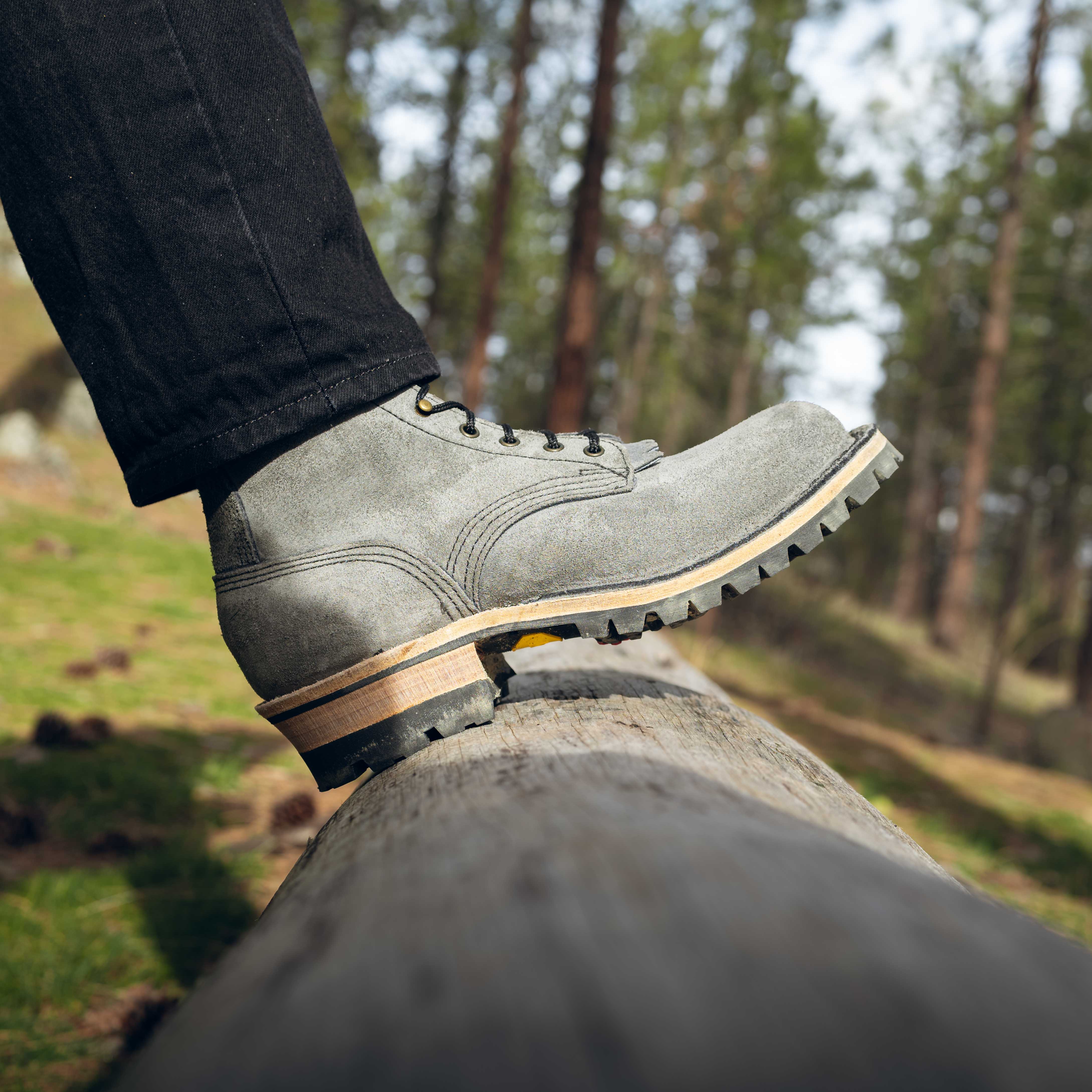 JK Boots | The Superduty | Handmade Work Boot - Gray