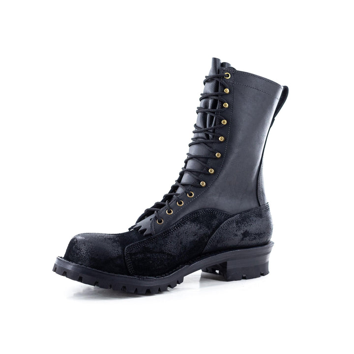black Climber (Safety Toe) on white background 