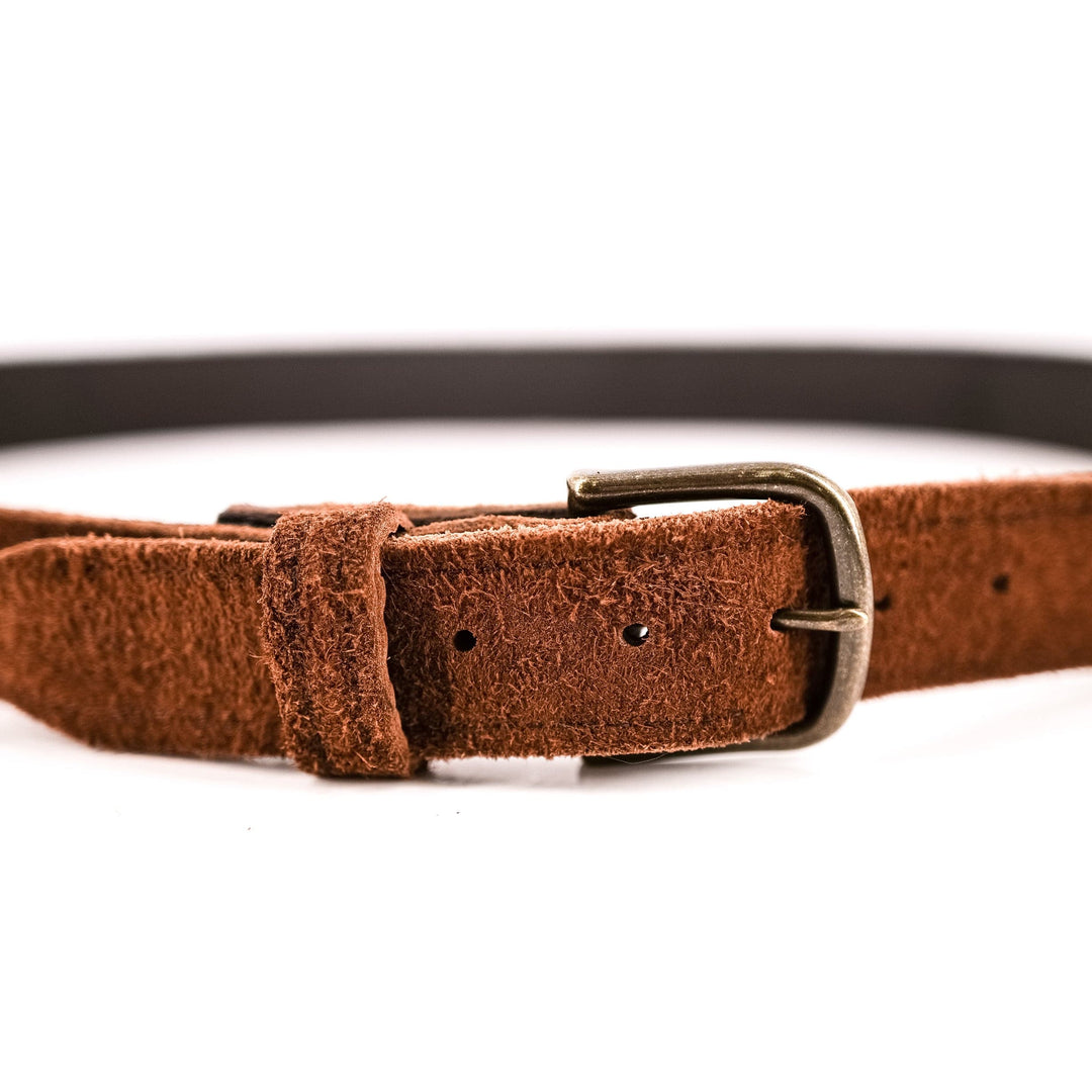 Rough Bison Leather Belt
