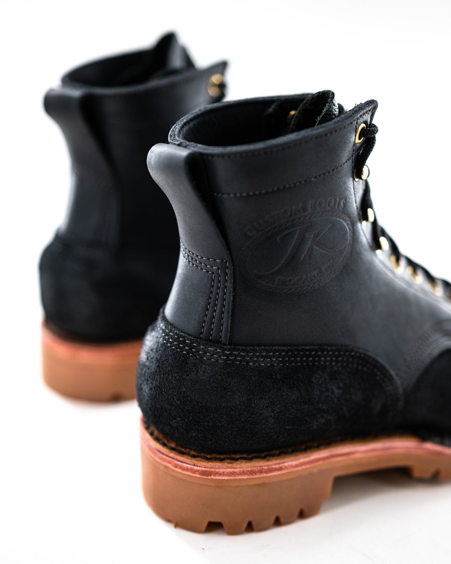 (Safety Toe) Black Boots JK 6\